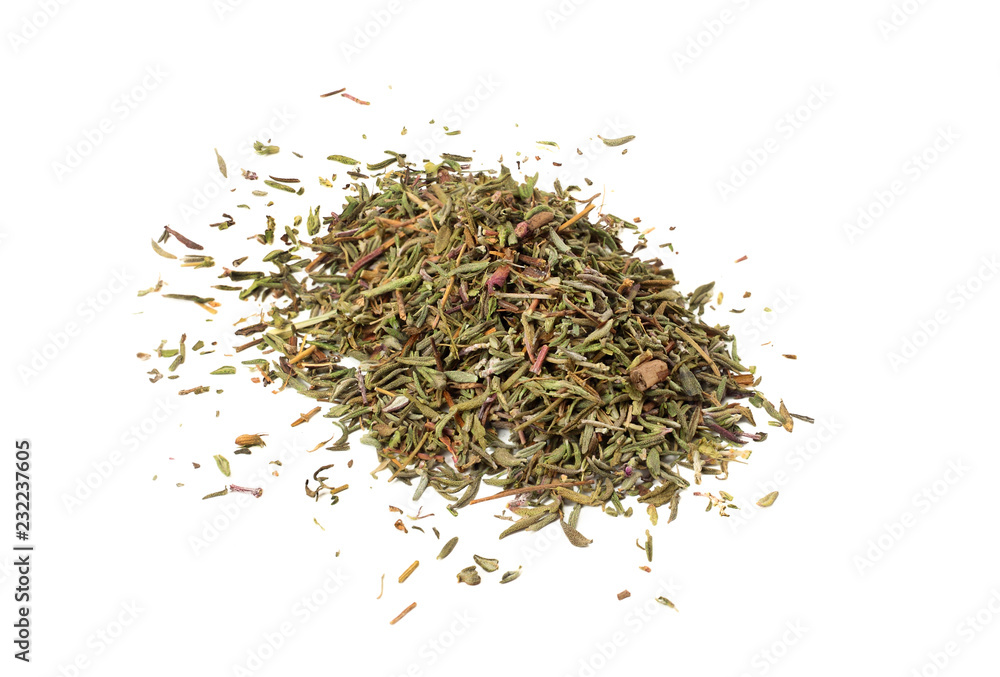 dried dill isolated on white background. macro dried dill isolated on white background. macro