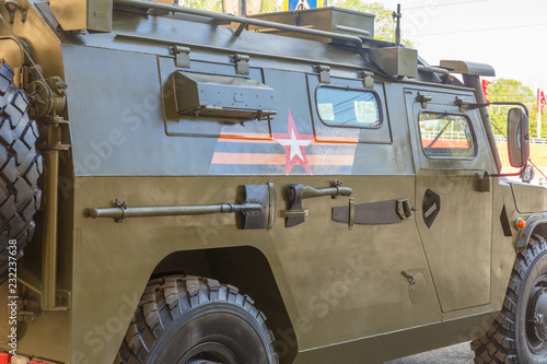 Russia, Samara, May 2017: Army special armored car 