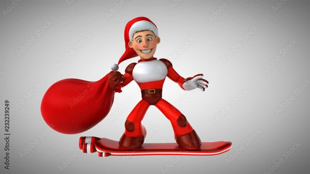Fun Santa Claus - 3D Animation Fun Santa Claus - 3D Animation