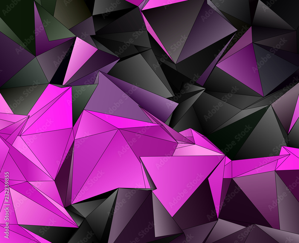 Abstract Low-Poly triangular modern background Abstract Low-Poly triangular modern background
