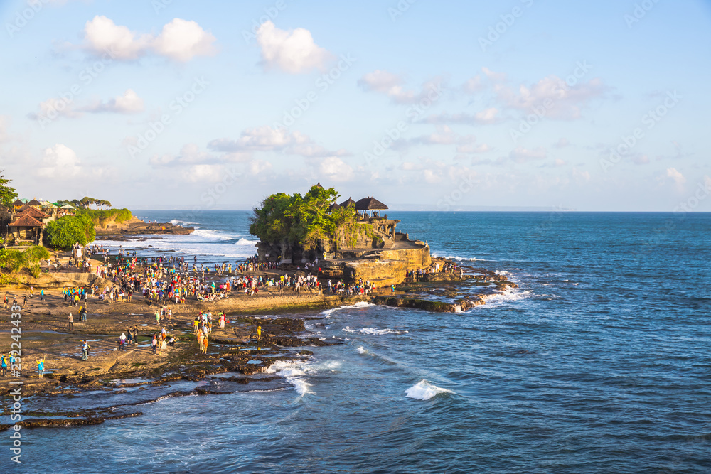 Tanah Lot Temple on Sea in Bali Island Indonesia Tanah Lot Temple on Sea in Bali Island Indonesia