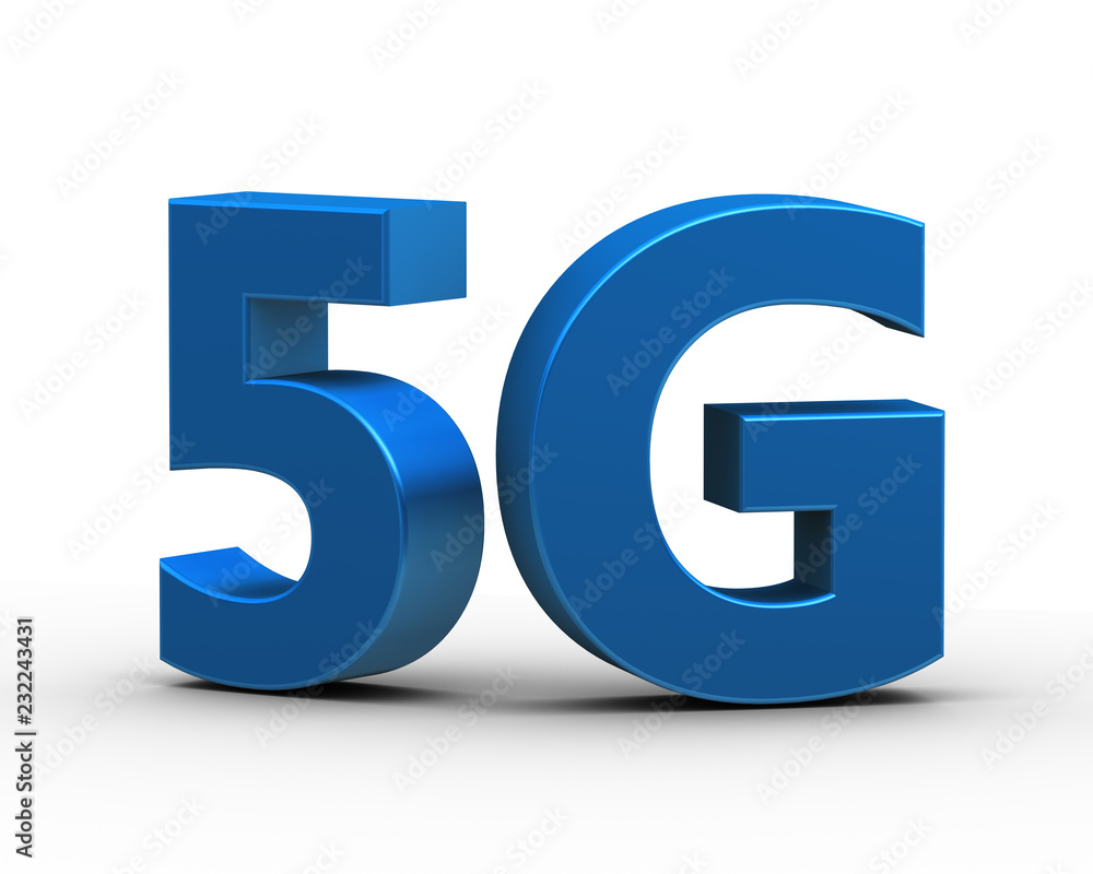 3d 5G wireless communication technology symbol 3d 5G wireless communication technology symbol