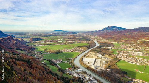 Obraz na płótnie Blick Richtung Salzburg w salonie