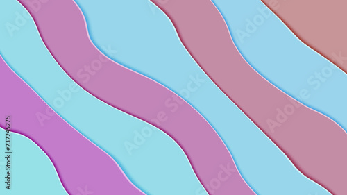 Fotografie Seamless pattern background of multicolored lines with scribbler.