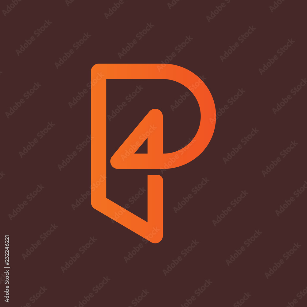 Letter P logo