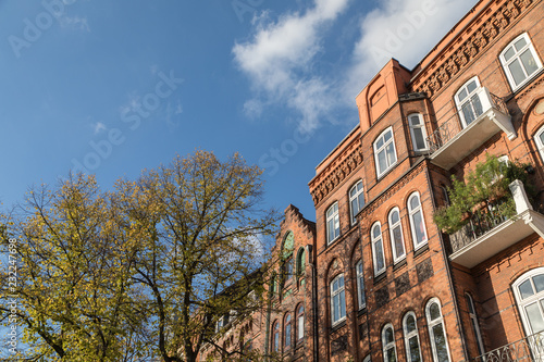 brick facade