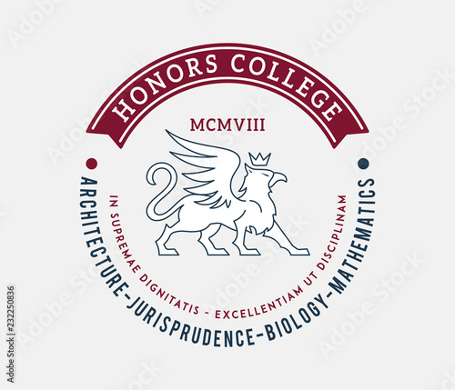 Honors college badge
