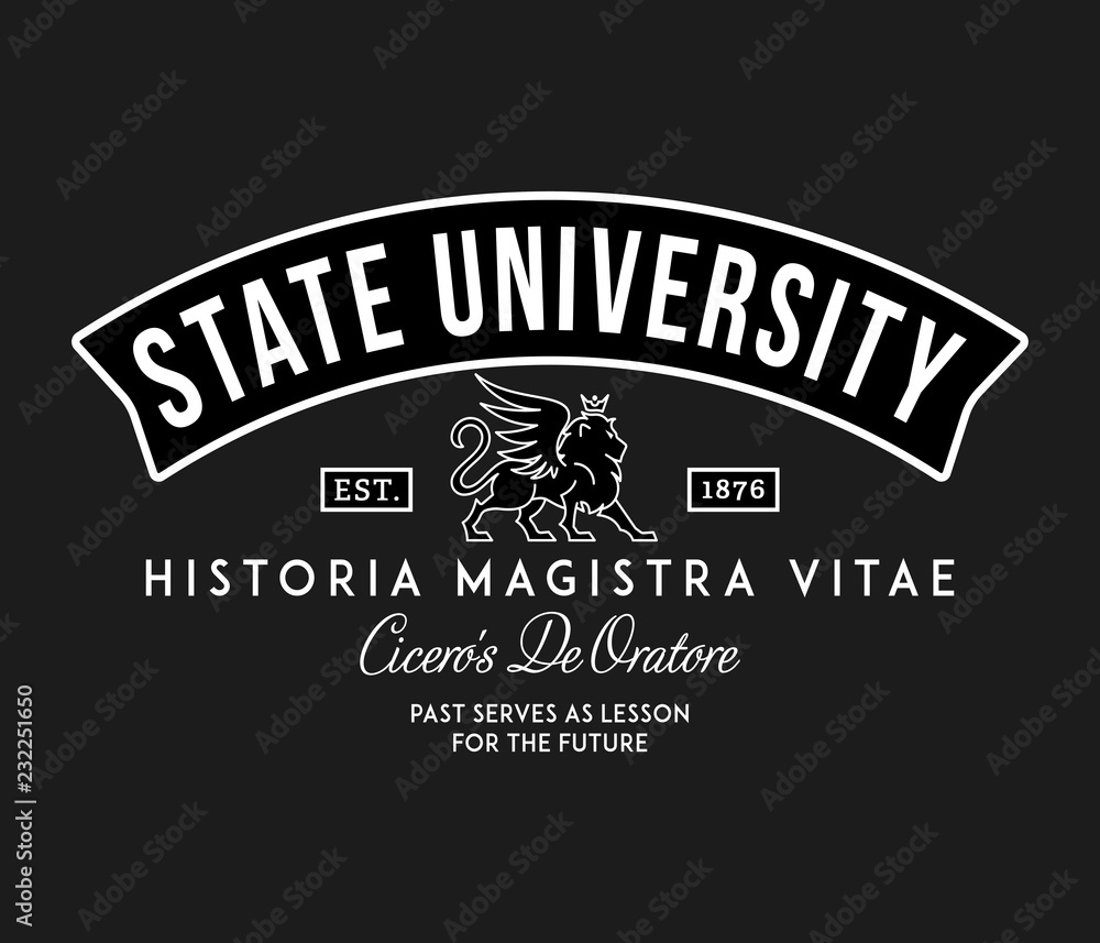 Fototapeta premium white on black