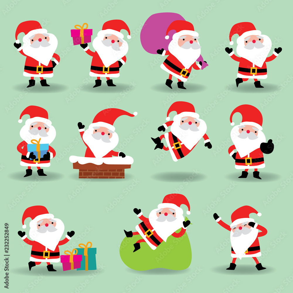 Collection of Christmas Santa Claus Collection of Christmas Santa Claus