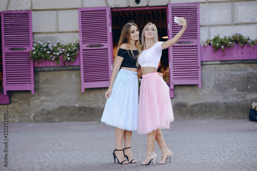 girl in skirt