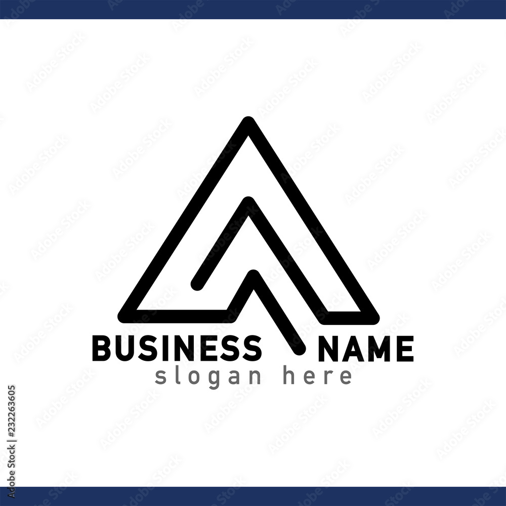 AA Initial Letter logo icon vector template AA Initial Letter logo icon vector template