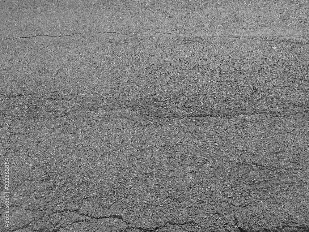Obraz premium Crack asphalt road texture