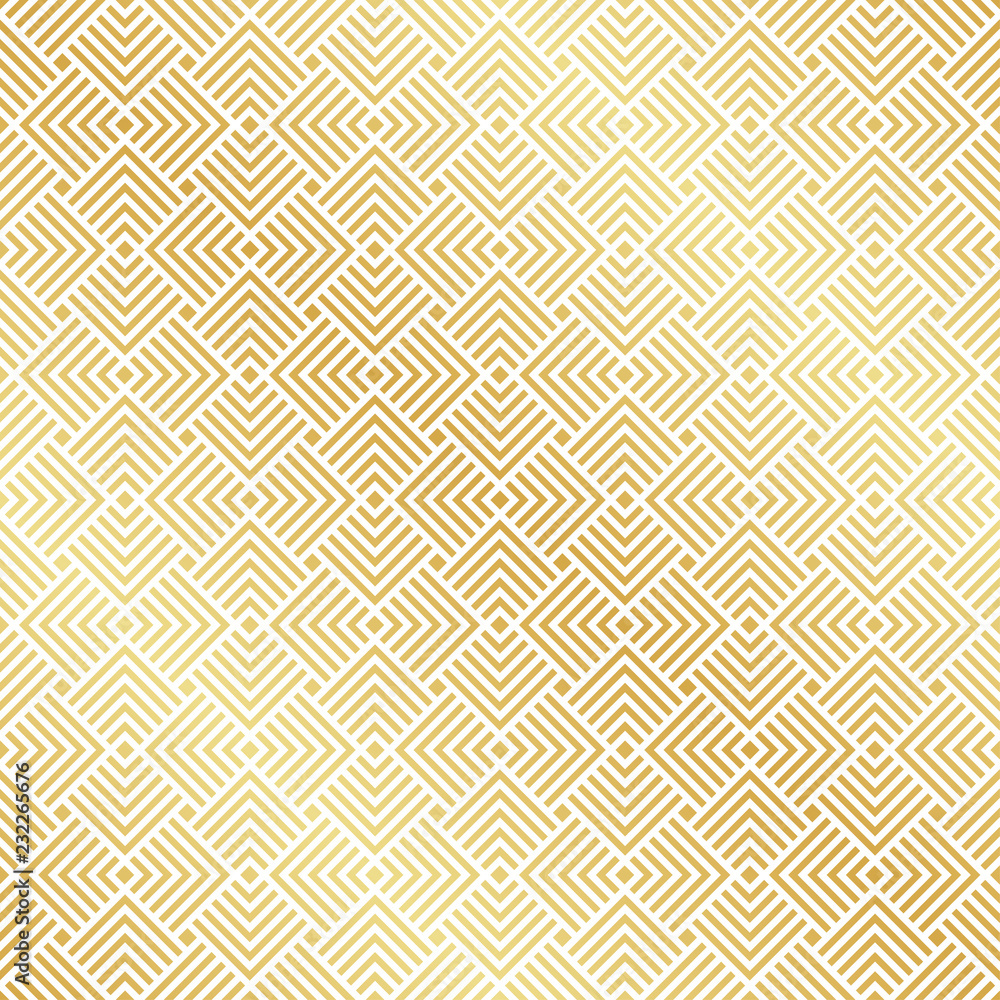 Abstract Seamless Gold Art Deco Vector Pattern Abstract Seamless Gold Art Deco Vector Pattern