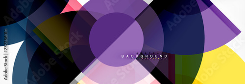 Circle abstract background