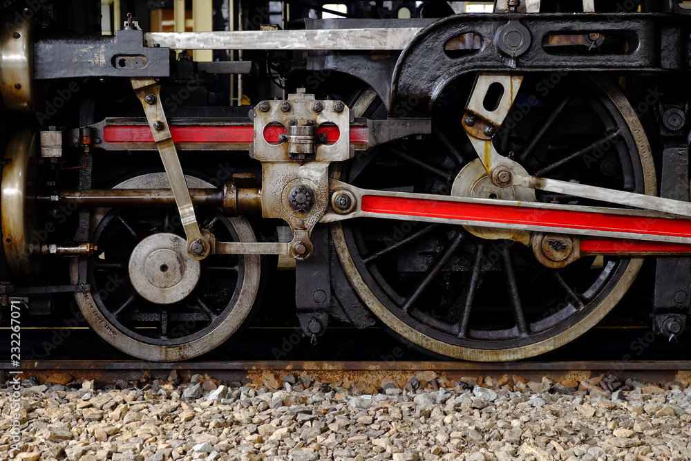 wheels of the train