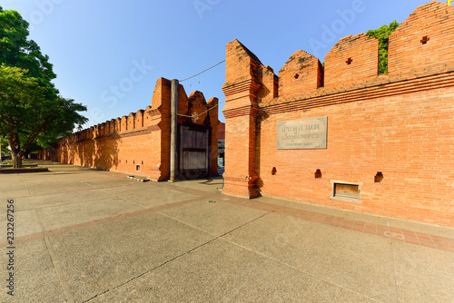 Tha Phae Gate ,Tourist attraction in Chiang Mai, Thailand ,Known as a site for many community events, this preserved city gate dates back to ancient times.