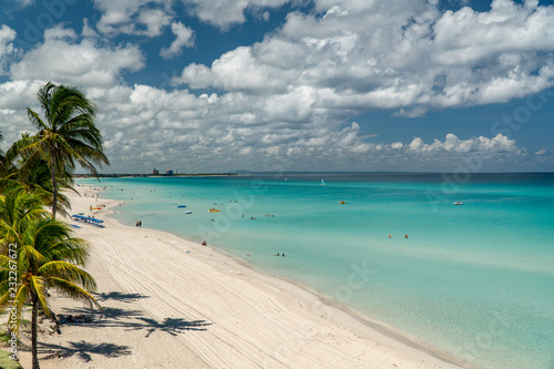 Amazing caribbean beach in Varadero, Cuba