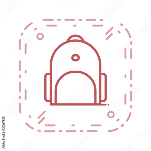  Bagpack Education Line Complex icon