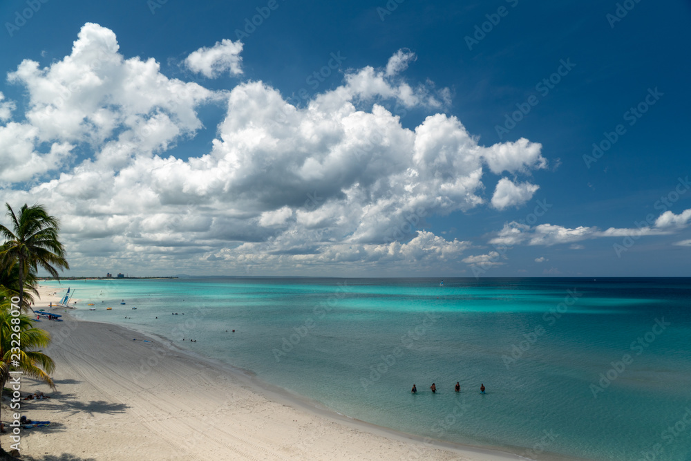 Amazing caribbean beach in Varadero, Cuba