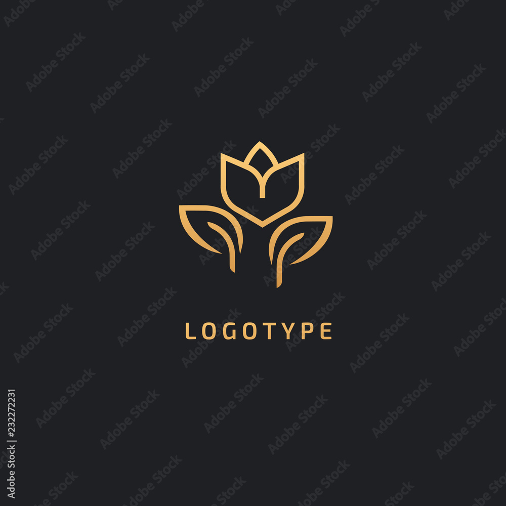Vector luxury flower logo design. Ornate floral wedding sign. Modern simple premium design vector element. Emblem luxury beauty spa saloon, cosmetics, jewelry, flower shop, restaurant, garden. Vector luxury flower logo design. Ornate floral wedding sign. Modern simple premium design vector element. Emblem luxury beauty spa saloon, cosmetics, jewelry, flower shop, restaurant, garden.