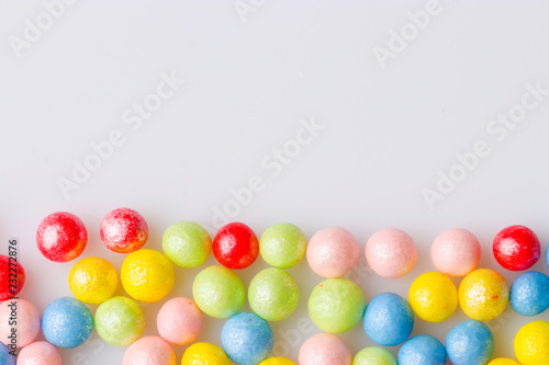 colorful sugar sprinkles Macro background decoration for cake and bakery