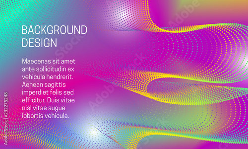 Abstract vibrant background with divergent array of points.