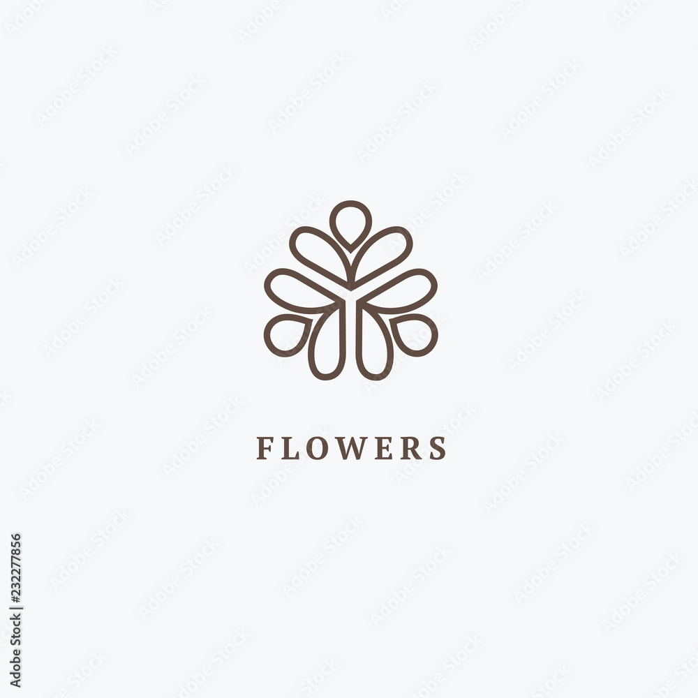 Vector luxury flower logo design. Ornate floral wedding sign. Modern simple premium design vector element. Emblem luxury beauty spa saloon, cosmetics, jewelry, flower shop, restaurant, garden. Vector luxury flower logo design. Ornate floral wedding sign. Modern simple premium design vector element. Emblem luxury beauty spa saloon, cosmetics, jewelry, flower shop, restaurant, garden.