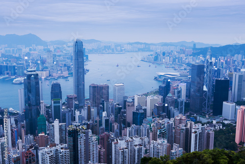 Cityscape in Hong Kong China