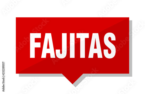 fajitas red tag