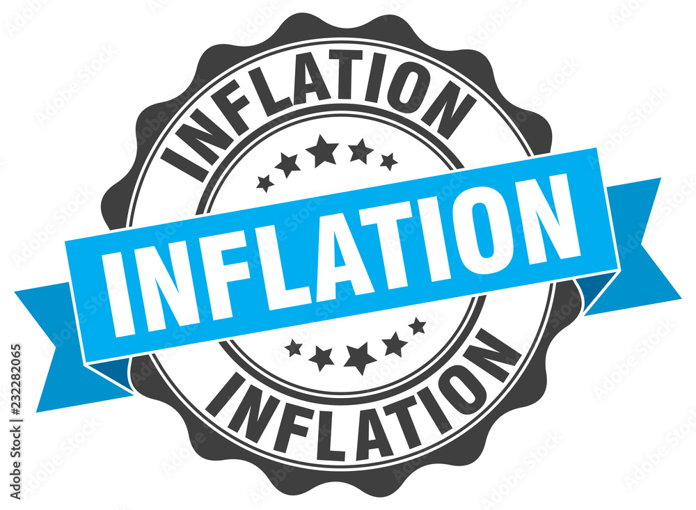 Fototapeta premium inflation stamp. sign. seal