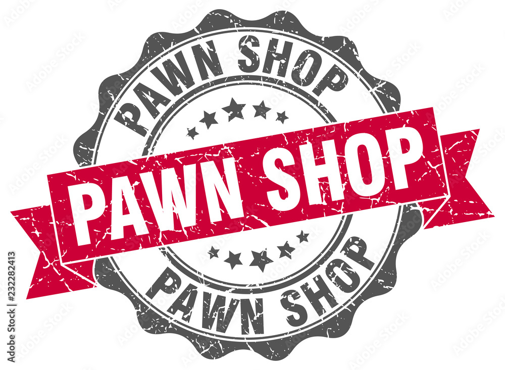 Fototapeta premium pawn shop stamp. sign. seal