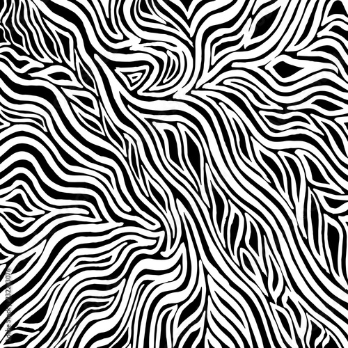 Brush pattern. Grunge background. Vector.