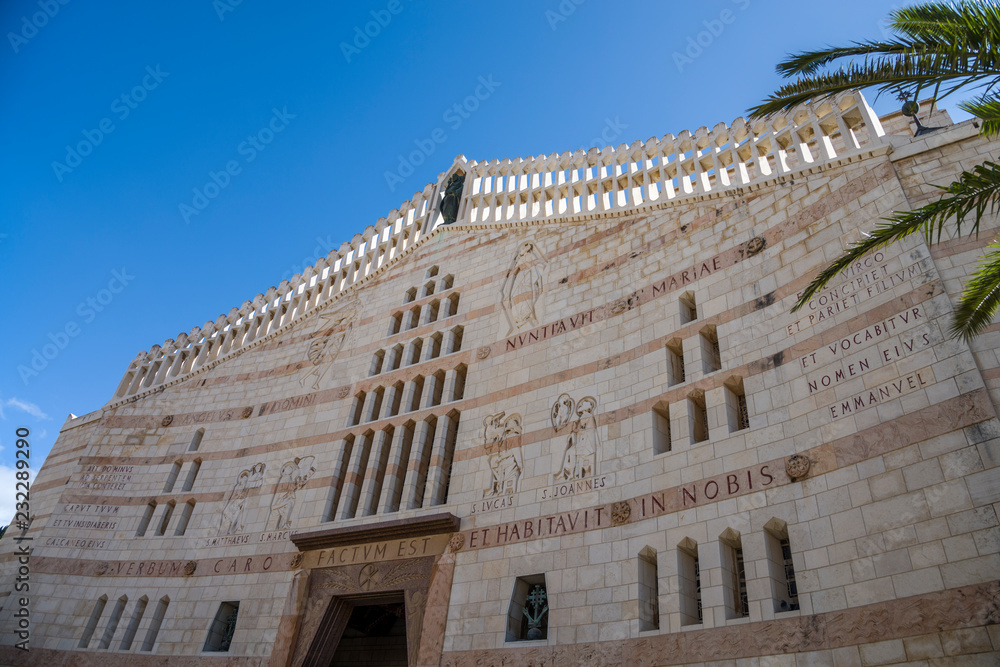 Basilica of the Annunciation, Church of the Annunciation in Nazareth, Israel