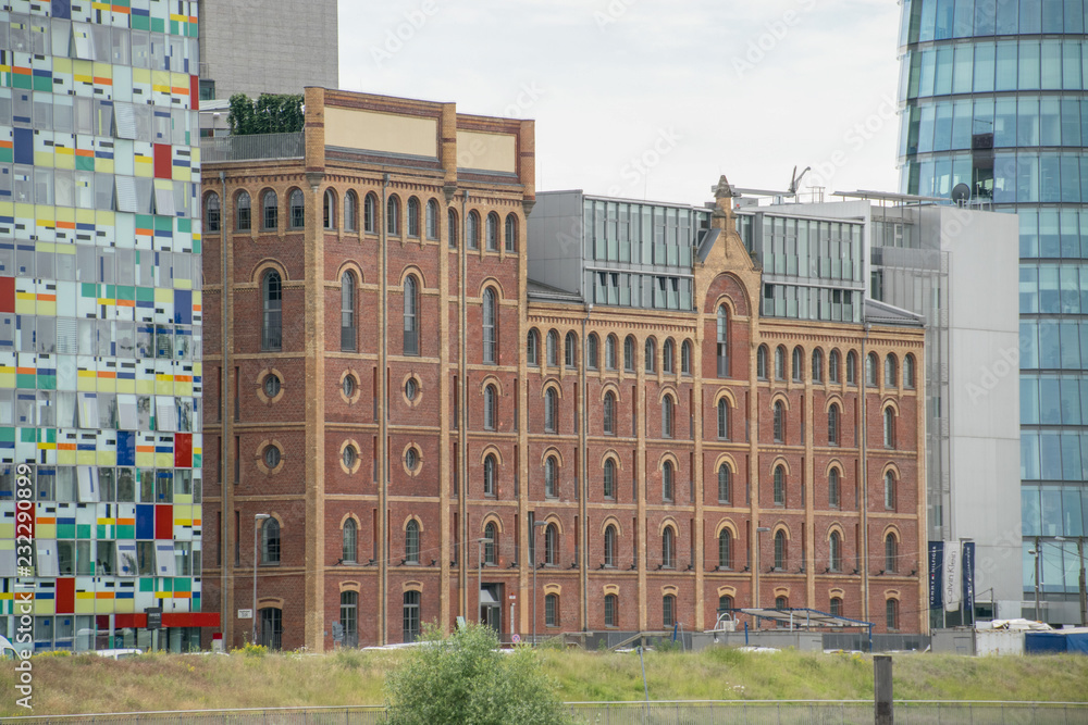 Naklejka premium Düsseldorf cityscape