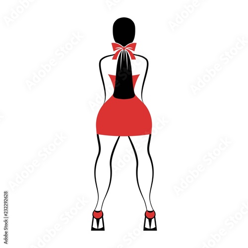 woman from behind