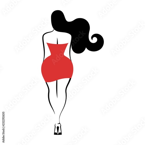 woman from behind