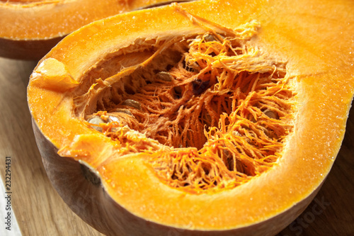 Half-cut pumpkin