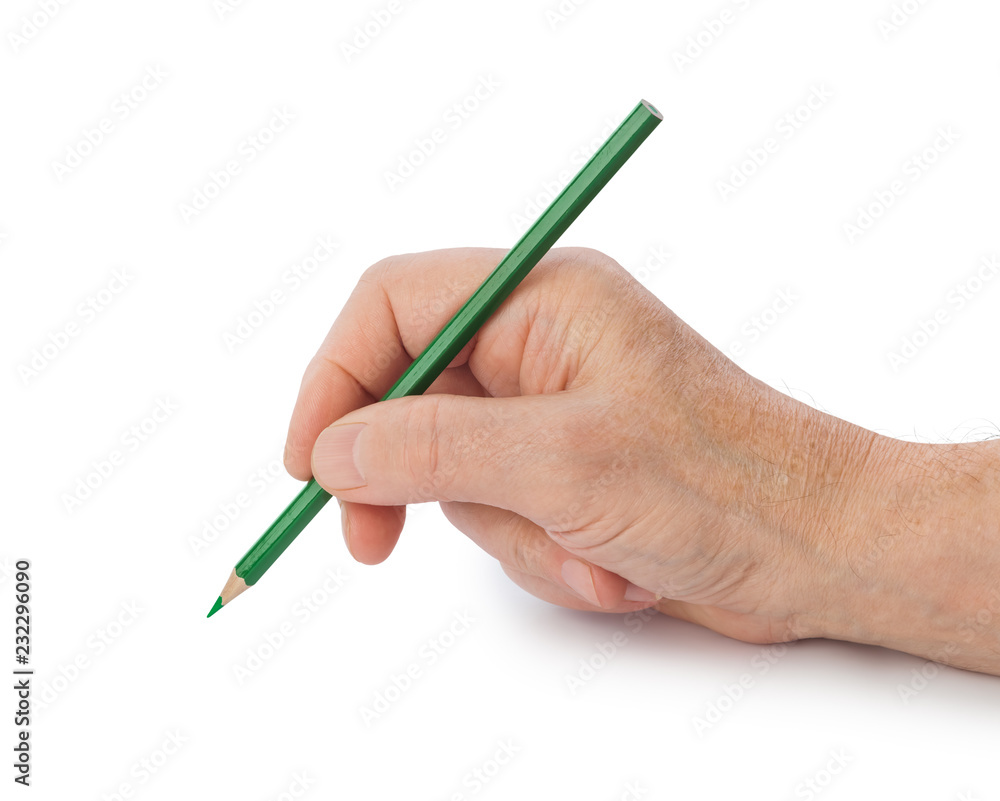 Pencil in hand Pencil in hand