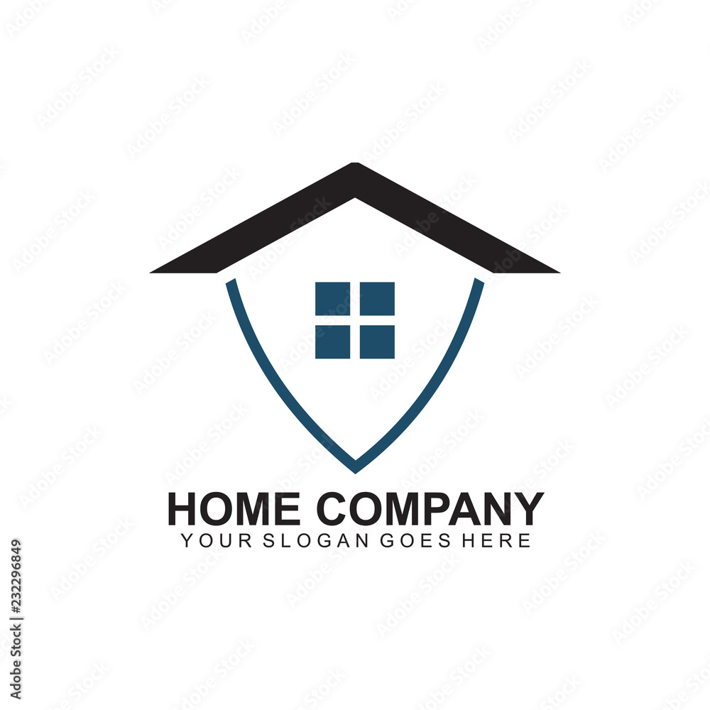 Home logo design vector template