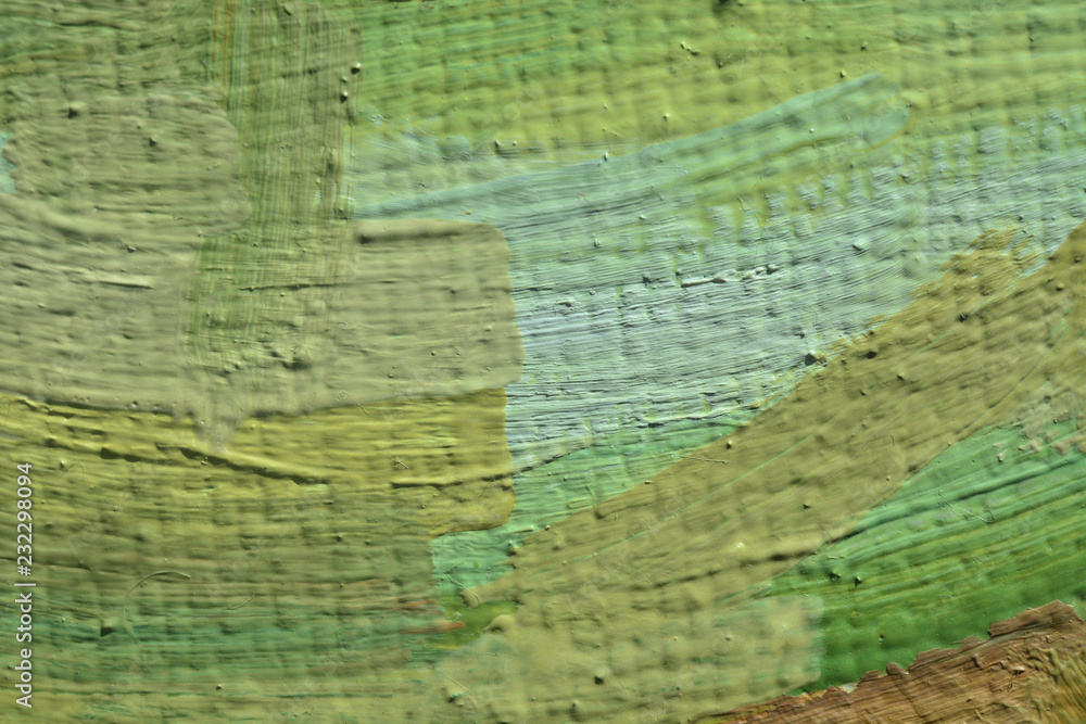 Obraz premium Colorful textured background from oil paints . part of oil painting with brush strokes