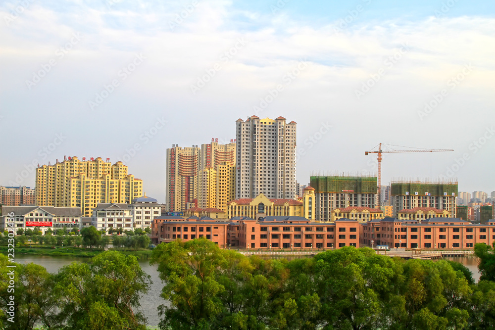 Urban construction scenery, China Urban construction scenery, China