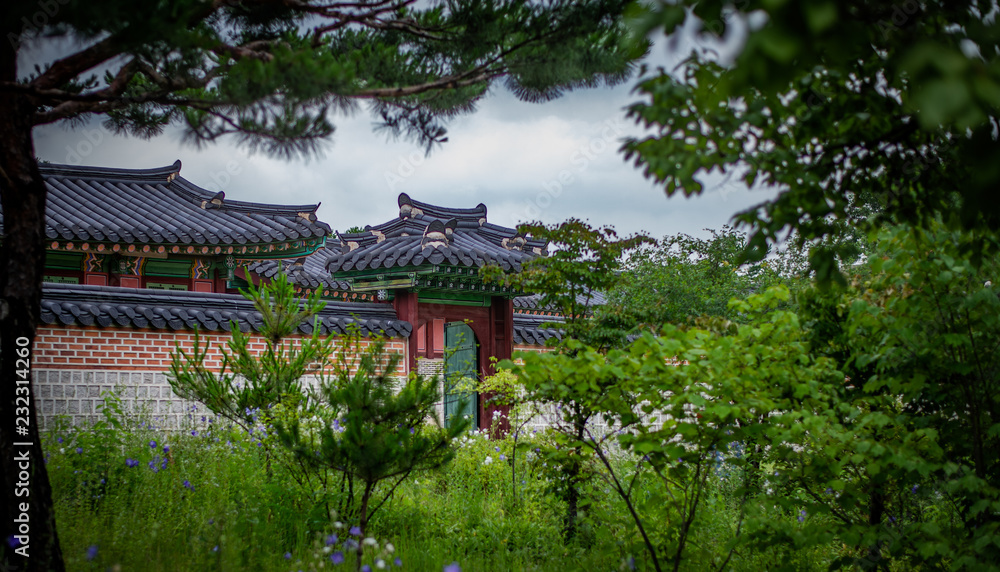 Beautiful harmony of man-made structure with nature Beautiful harmony of man-made structure with nature