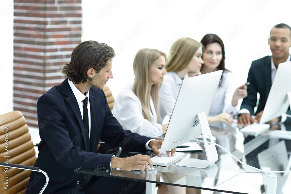 business team working on a new project business team working on a new project