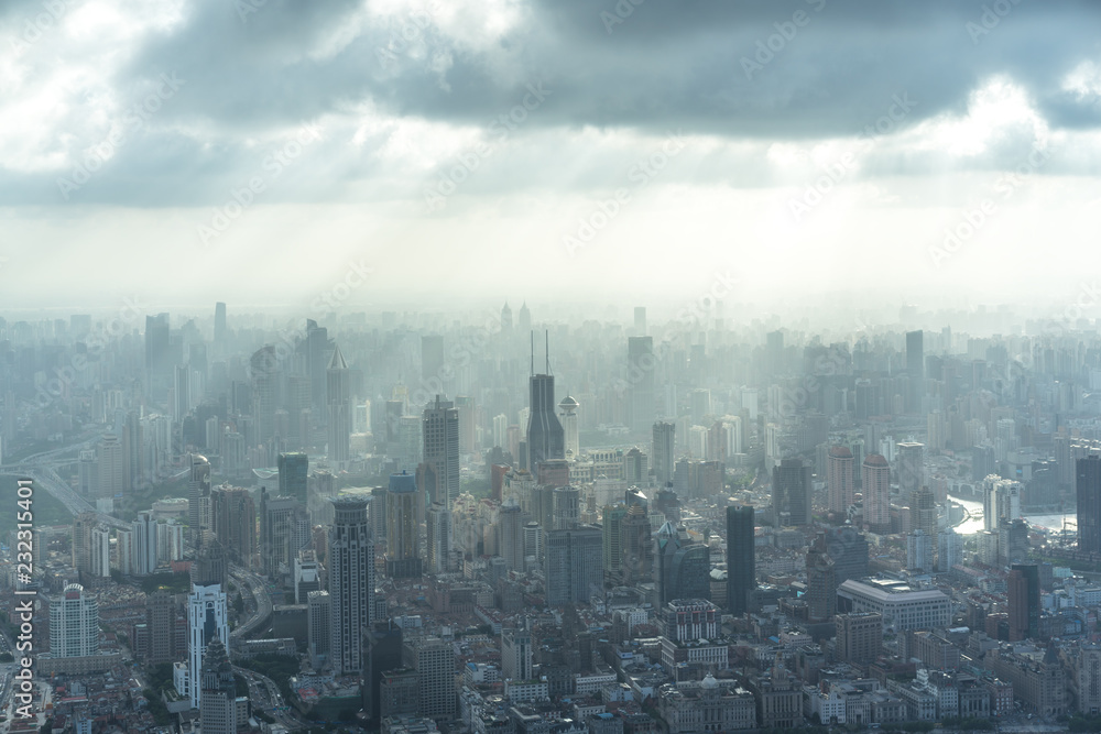 panoramic city skyline