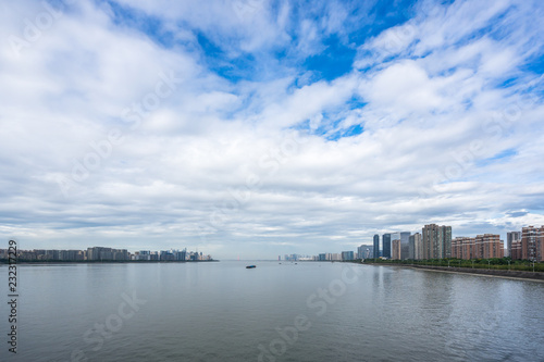 panoramic city skyline 