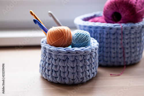 Crochet Home Basket, photo