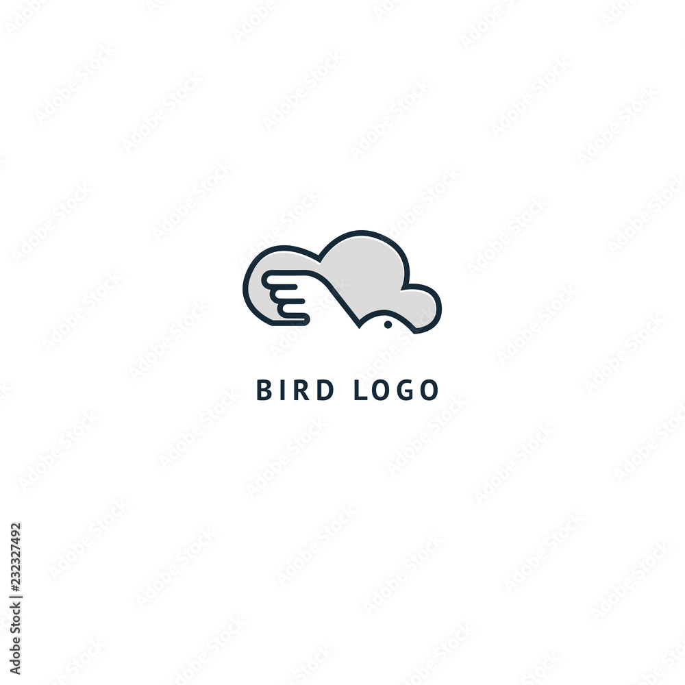 Bird silhouette logo. Vector abstract minimalistic illustration flying fowl. Pigeon icon. Zoo, pet shop, farm, bird feather, wild nature vector flat style logotype modern. Bird silhouette logo. Vector abstract minimalistic illustration flying fowl. Pigeon icon. Zoo, pet shop, farm, bird feather, wild nature vector flat style logotype modern.