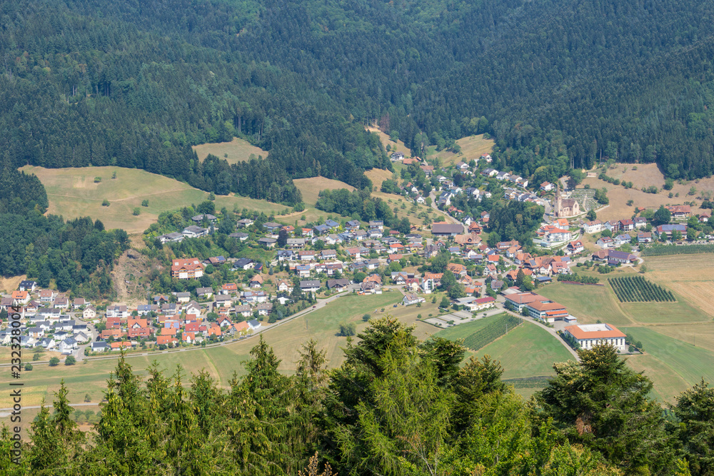 Germany, Typical black forest village of Fischerbach in Kinzig valley