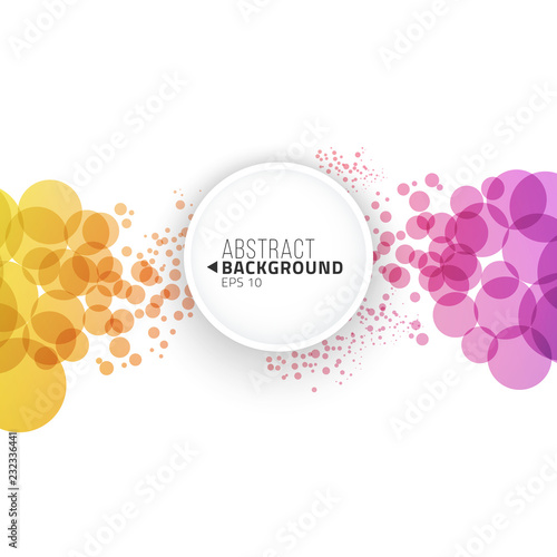 Abstract colorful geometric trancperency background. Vector illustration with place for text.