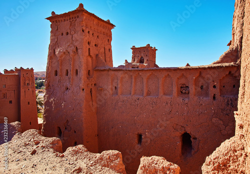 Town of Ait Ben Haddou near Ouarzazate in Morocco. photo